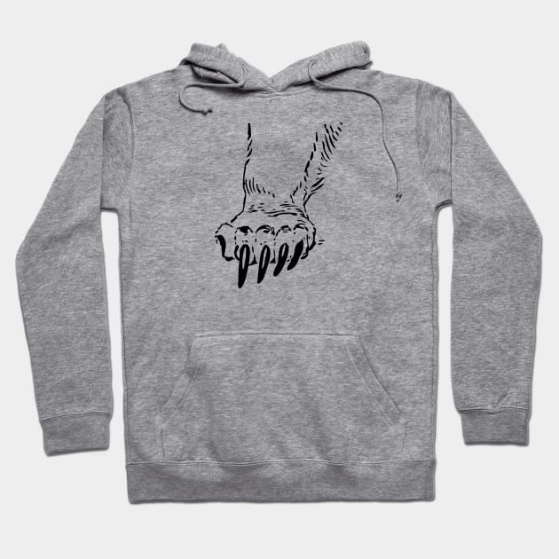 Grizzly paw Hoodie by scdesigns